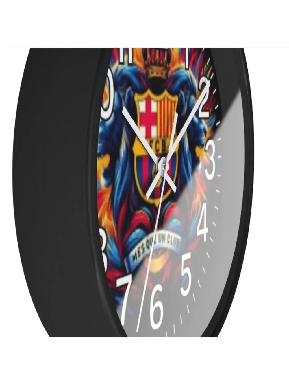 Barcelona Soccer FIFA World Cup Glow In The Dark Wall Clock New!